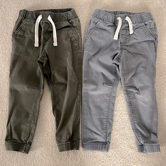 Cat & Jack twill jogger pants 3T - set of 5 - Picture 4 of 8